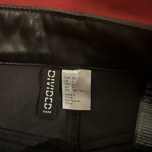 H&M leather pants - Picture 2 of 5